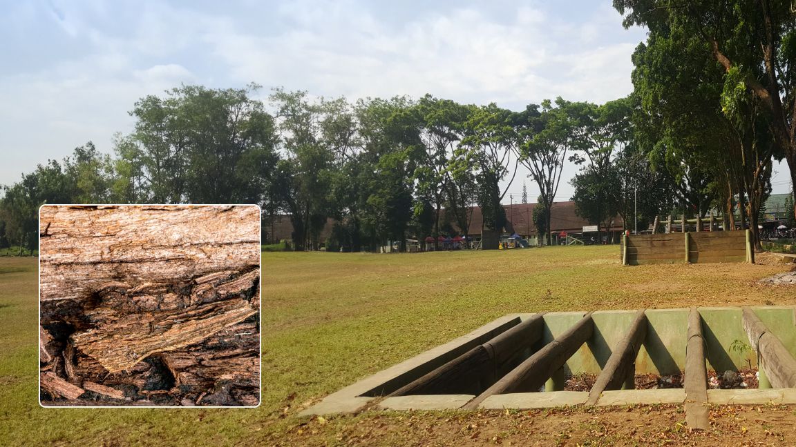 Skydio inspection drone images of training range assets