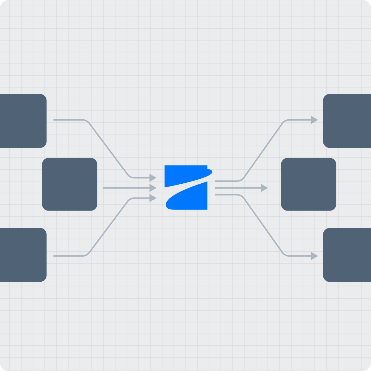 illustration of APIs connecting to skydio application and disseminating data to various apps
