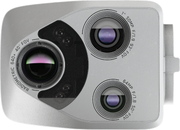 close image of Skydio X10 drone sensors